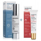 Sesderma Hidraderm Hyal + Daeses Eye and Lip Contour Cream ZESTAW Krem do twarzy 50 ml + Krem kontur oczu i ust 15 ml