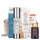 Sesderma Pielęgnacja Nawilżająca ZESTAW Krem do twarzy 50 ml + Serum liposomowe 30 ml + Krem ochronny SPF50, 50 ml + Kosmetyczka 1 szt