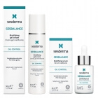 Sesderma Pielęgnacja Retinolem Skóry Tłustej, Błyszczącej ZESTAW Serum matujące, regulujące wydzielanie sebum z retinolem 30 ml + Krem-żel do skóry z tendencją do trądziku i błyszczenia 50 ml