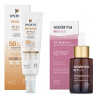 Sesderma Repaskin Dry Touch SPF 50 + Reti Age Serum ZESTAW Krem ochronny SPF50 50 ml + Serum przeciwzmarszczkowe 30 ml