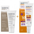 Sesderma Repaskin Fluido Invisible + Retises 0,5% ZESTAW Krem-żel SPF50 50 ml + Regenerujący krem przeciwzmarszczkowy 30 ml