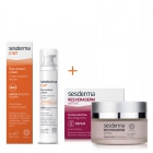 Sesderma Resveraderm Facial Cream + C-VIT Eye Contour Cream ZESTAW Krem przeciwstarzeniowy 50 ml + Krem pod oczy 15 ml