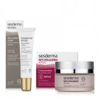 Sesderma Resveraderm Facial Cream + Retises 0,05% ZESTAW Krem przeciwstarzeniowy 50 ml + Przeciwzmarszczkowy krem pod oczy 15 ml