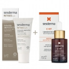 Sesderma Retises 0,25% + C-VIT ZESTAW Regenerujący krem przeciwzmarszczkowy 30 ml + Serum liposomowe 30 ml