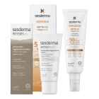 Sesderma Retises 0,25% + Repaskin Dry Touch SPF 50 ZESTAW Regenerujący krem przeciwzmarszczkowy 30 ml + Krem ochronny SPF50 50 ml