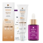 Sesderma Retisil Intensive Pro-Aging Serum + Repaskin Dry Touch SPF 50 ZESTAW Intensywne serum ujędrniające 30 ml + Krem ochronny SPF50, 50 ml