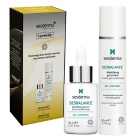 Sesderma Sesbalance Serum + Sesbalance Creme - Gel ZESTAW Pielęgnacja Skóry Tłustej, Mieszanej i Błyszczącej - Serum matujące 30 ml + Krem-żel matujący 50 ml