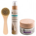 Shy Deer Emulsion + Cream Mask Anti Aging + Face Clean Brush ZESTAW Emulsja 200 ml + Krem maska przeciwstarzeniowy 50 ml + Szczoteczka do oczyszczania i masażu 1 szt