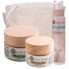 Shy Deer Rytuał Piękna Dla Skóry Mieszanej i Tłustej ZESTAW Krem 50 ml + Krem dla skóry okolicy oczu 30 ml + Emulsja 200 ml + Kosmetyczka 1 szt