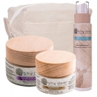 Shy Deer Rytuał Piękna z Efektem Anti-Age ZESTAW Krem maska 50 ml + Krem dla skóry okolicy oczu 30 ml + Emulsja 200 ml + Kosmetyczka 1 szt
