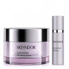 Skeyndor Deep Lines Care ZESTAW Serum wygładzające głębokie zmarszczki 30 ml + Krem wypełniający głębokie zmarszczki 50 ml