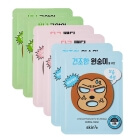 Skin79 Animal Mask Set ZESTAW Maska nawilżająca w płacie 1 szt x 2 + Maska wybielająca w płacie 23 g x 2 + Kojąca maska w płacie 23 g x 2