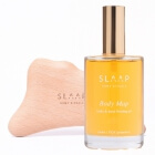 Slaap Body Map + Gua Sha ZESTAW Ujędrniający olejek do ciała i biustu 100 ml + Z drewna bukowego do masażu ciała 1 szt