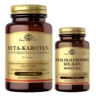 Solgar Beauty Skin ZESTAW Kwas Hialuronowy Kolagen 30 tabletek + Beta-karoten 60 kapsułek