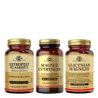 Solgar Glicynian Magnezu + Magnez Cytrynian + Ostropest Plamisty ZESTAW Suplement diety 60 kaps. + Suplement diety 60 tabletek + Milk Thistle 60 kapsułek