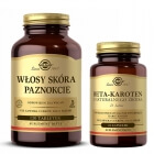 Solgar Healthy Look ZESTAW Zaawansowana formuła odżywcza 120 tabletek + Z alg D. salina 60 kapsułek