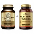 Solgar Wsparcie Regeneracji Skóry ZESTAW Formuła Włosy, Skóra, Paznokcie 60 tabl. + Kwas Hialuronowy 120 mg 30 tabl.