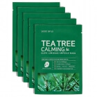 Some By Mi Tea Tree Calming Mask ZESTAW Kojąca maska z wyciągiem z drzewa herbacianego 5 x 25 g