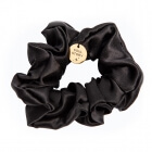 Soul Story Silk Hair Band Jedwabna gumka do włosów (kolor Black) 1 szt