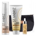 St Moriz Super Tan Skin Set ZESTAW Mus samoopalający 200 ml + Balsam budujący opaleniznę 200 ml + Samoopalające serum do twarzy 25 ml