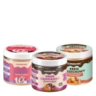 Supersonic Peanut Spread Set ZESTAW Biała czekolada ze słonym karmelem 160 g + Czekolada i karmel 160 g + Biała czekolada z malinami 160 g