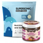 Supersonic Peanut Spread + Smart Meal ZESTAW Krem orzechowy 160 g + Posiłek - ciasteczkowo-bananowe smoothie 1300 g
