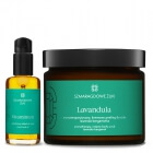 Szmaragdowe Żuki Lavandula + Vitaminum ZESTAW Aromaterapeutyczny kremowy peeling – lawenda bergamotka 270 g + Witaminowy olejek do ciała 100 ml