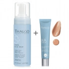 Thalgo BB Cream Illuminating Multi-Perfection + Foaming Micellar Cleansing Lotion ZESTAW Rozświetlający wielofunkcyjny krem (kolor Natural) 40 ml + Morska pianka oczyszczająca 150 ml