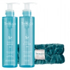 Thalgo Beautifying Skin ZESTAW Delikatny żel myjący 200 ml + Upiększający tonik 200 ml + Opaska kosmetyczna 1 szt GRATIS