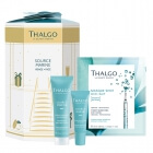 Thalgo Moisturising Face Routine ZESTAW Nawilżający krem do skóry normalnej i suchej 30 ml + Intensywne nawilżające serum 10 ml + Nawilżająco-remineralizująca maska 1 szt