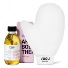 Veoli Botanica Aroma Body Therapy + I gLove Peel ZESTAW Ujędrniające serum olejowe do ciała z aktywnym ekstraktem z rozmarynu 136 g + Rękawica peelingująca do ciała 1 szt