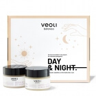 Veoli Botanica Day And Night ZESTAW Krem do twarzy na dzień dogłębnie nawadniający 60 ml + Krem do twarzy na noc z ochroną lipidową „Second Skin” 60 ml