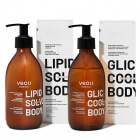 Veoli Botanica Glic Cool and Lipid Solve Body ZESTAW Złuszczająco - regulujący żel do mycia ciała 280 ml + Nawilżająco - regenerujący balsam do ciała z lipidami 290 ml
