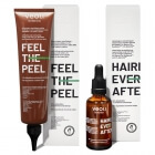 Veoli Botanica Peel and Hairly ZESTAW Złuszczająco-nawilżający peeling do skalpu 150 ml + Stymulująco – wzmacniająco-regenerująca wcierka do skalpu 50 ml