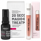 Veoli Botanica Time to Blush + 20 Seconds Magic Eye Treatment ZESTAW Kremowy róż do policzków z witaminą C i roślinnym kolagenem 10 ml + Serum pod oczy i na powieki 15 ml