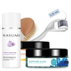 Yasumi Pielęgnacja Wyszczuplająca do Ciała ZESTAW Sól do kąpieli 230 g + Cukrowy peeling 220 g + Roller o dł. 0,25 mm + Żel wyszczuplający 100 ml + Szczotka do ciała 1 szt