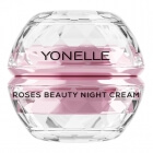 Yonelle Roses Beauty Night Cream Face and Under Eyes Krem piękności nasycony różami na noc na twarz i pod oczy 50 ml