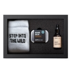 Zew For Men Nieokiełznany Drwal z Balsamem do Brody ZESTAW Olejek do brody w płynie 30 ml + Balsam do brody 80 ml + Skarpetki 1 para