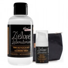 Zielone Laboratorium Tonik + SPF 50 ZESTAW Tonik z kwasami 5%, 150 ml + Krem filtrami mineralnymi SPF 50 + Kosmetyczka 1 szt