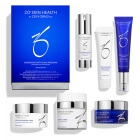ZO Skin Health Aggressive Anti-Aging Program ZESTAW Preparat oczyszczający 60 ml + Pasta złuszczająca 16,2 g + Płatki oczyszczające 30 szt + Serum 30 ml + Preparat na noc 30 ml + Krem 50 ml